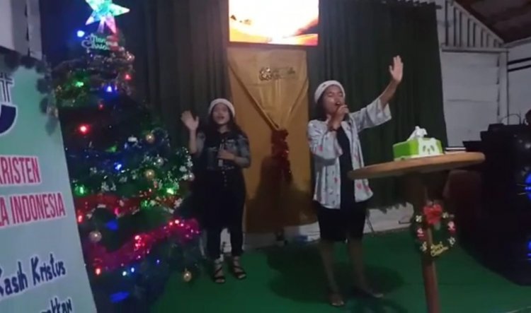 Perayaan Natal di GKSI Sungai Dau di Masa Pandemi